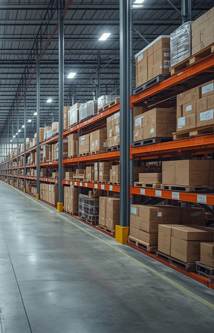 Bulk wholesale lots prepared for supply